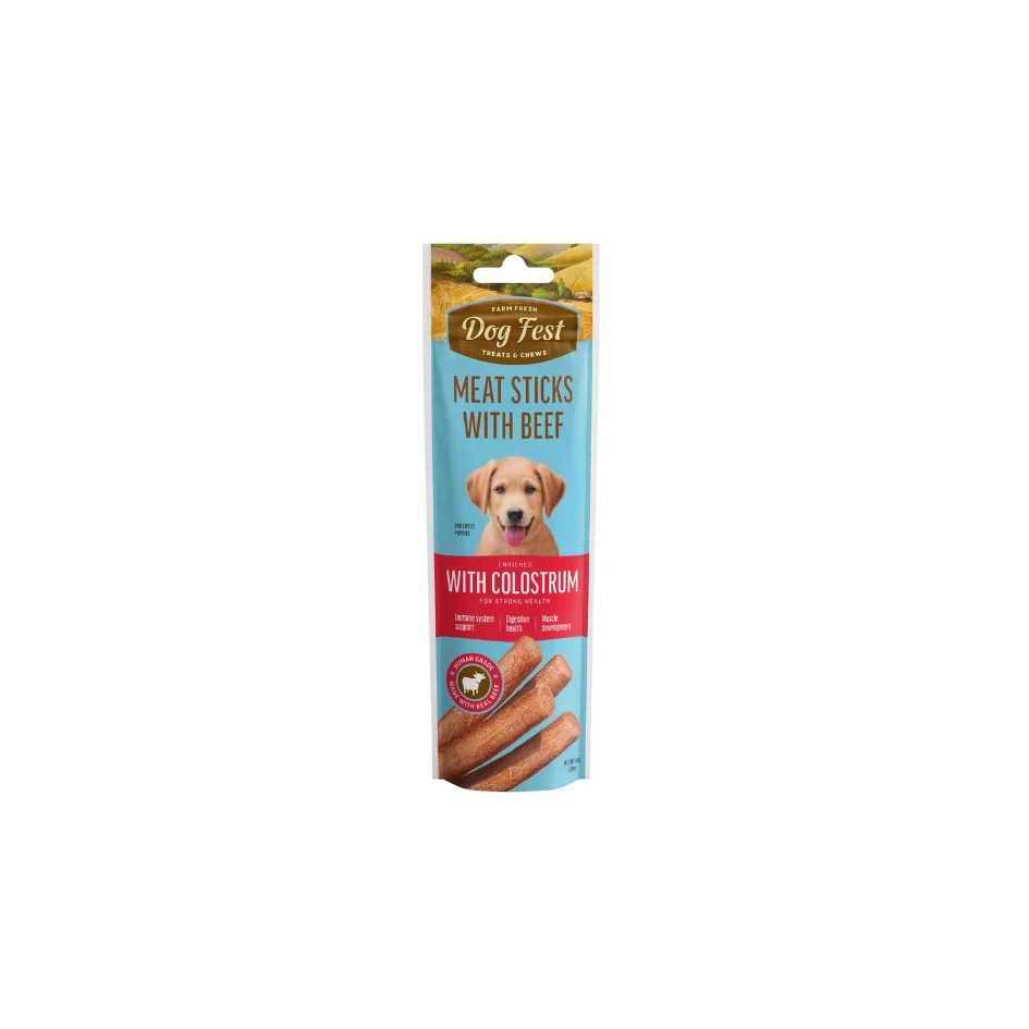 Dog Fest Meat Sticks With Beef