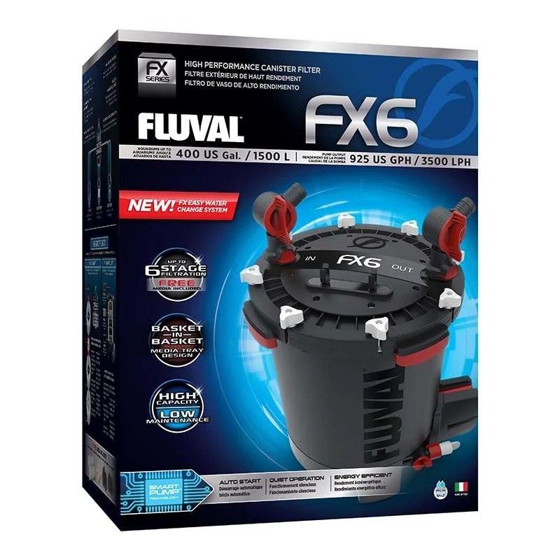 Fluval Fx6 Canister Filter Up To 400 Us Gal 1500 L