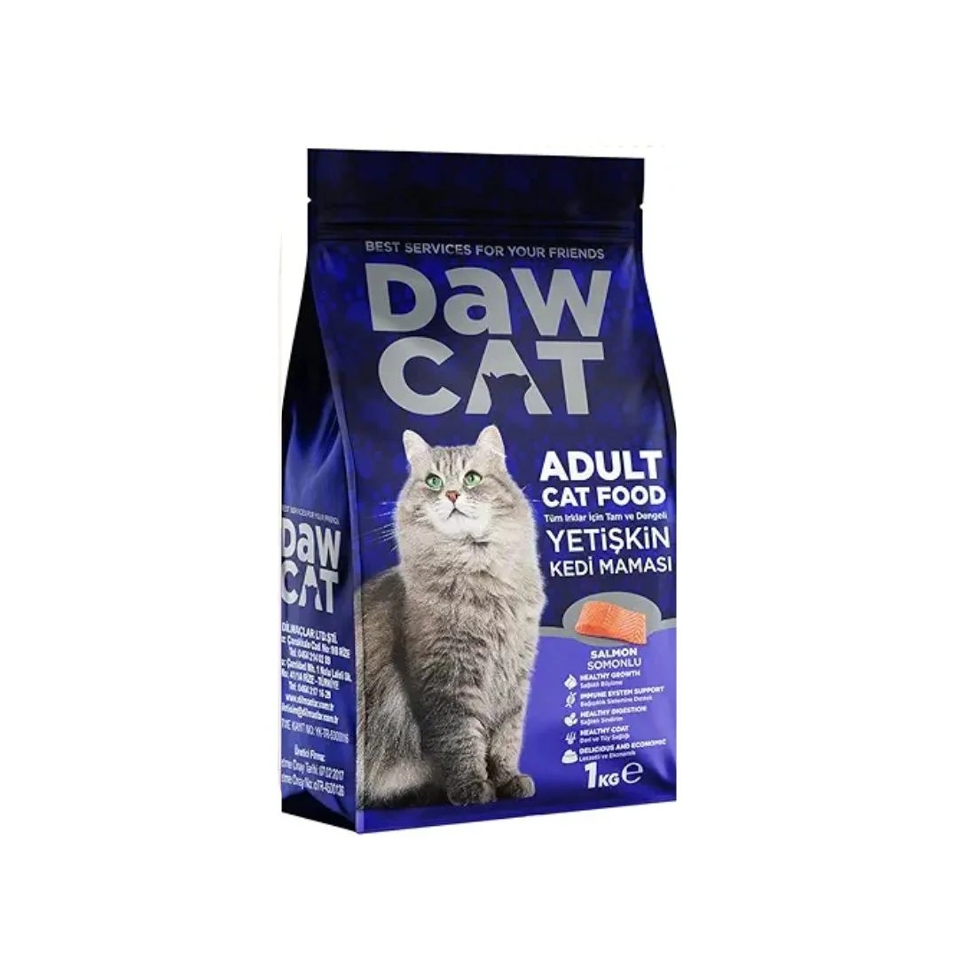 Dawcat Adult Cat Food Salmon 1Kg For Modern Homes