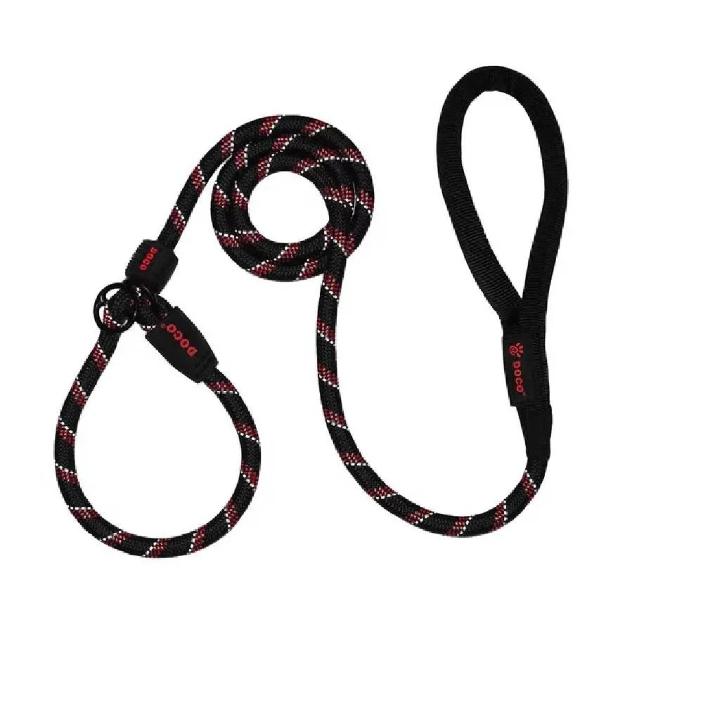 Doco 8211 Reflective Rope Leash 8211 Slip On Collar Leash 4Ft 13Mm 120Cm