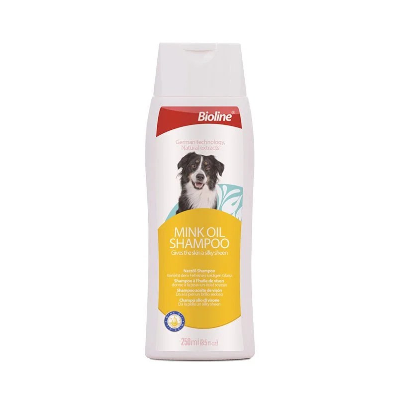 Bioline Mink Oil Dog Shampoo 250Ml