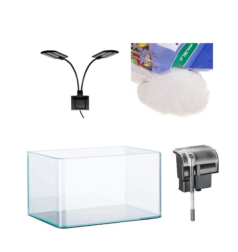 35 Cm Curve Aquarium Combo Set For Modern Homes