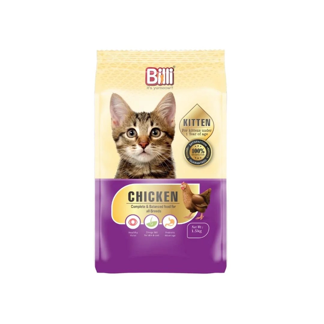 Billi Kitten Chicken Cat Food 1.5Kg