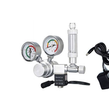 Zrdr R 100 Dual Gauge Co2 Regulator With Solenoid 038 Bubble Counter